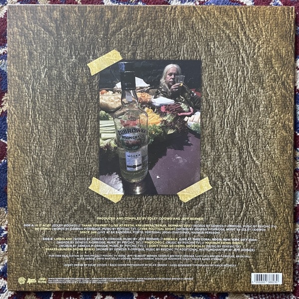 PSYCHIC TV Fishscales Falling: A Smorgasbord Ov Delights - Mixtape Volume 1 (Clear/yellow vinyl) (Sweet Nothing - UK original) (EX/NM) LP