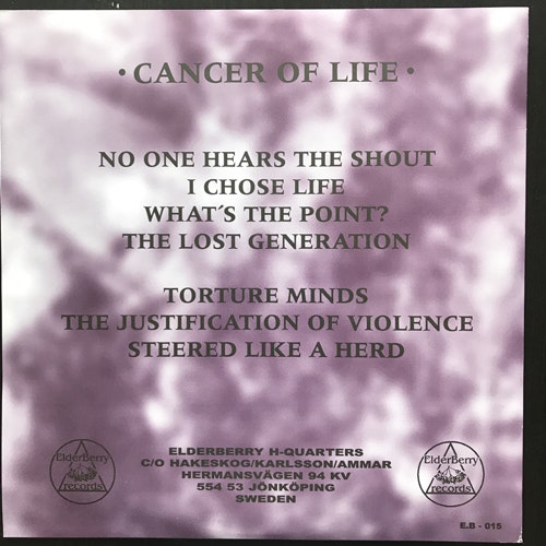 TOKEN TANTRUM Cancer Of Life (Elderberry - Sweden original) (EX) 10"