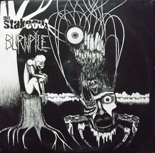 STAKEOUT, the/BURNPILE Split (Six Weeks - USA original) (VG/VG+) LP