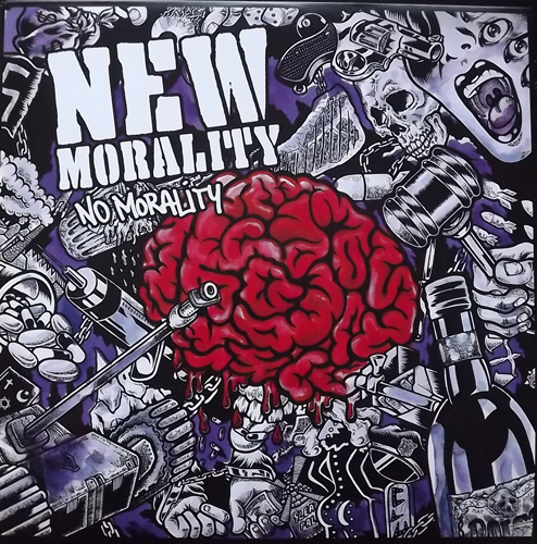 NEW MORALITY No Morality (Purple vinyl) (Carry The Weight - UK original) (EX) LP