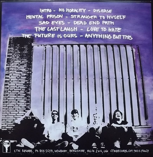 NEW MORALITY No Morality (Purple vinyl) (Carry The Weight - UK original) (EX) LP
