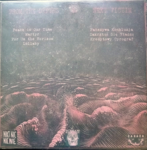 FROM THE DEPTHS/NEXT VICTIM Split (Scream - Poland original) (EX/VG+) LP
