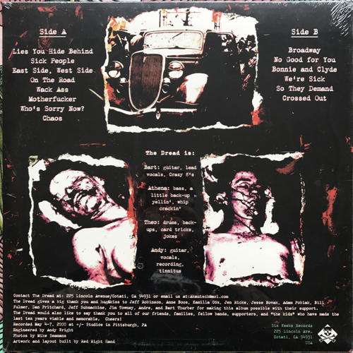 DREAD, the Bonnie & Clyde (Six Weeks - USA original) (SS) LP