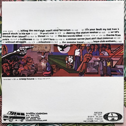 CONTRA Boys Club Anthem (Traffic Violation - USA original) (EX/NM) LP