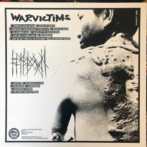 FLYBLOWN / WARVICTIMS Split (D-Takt & Råpunk - Sweden original) (EX/NM) LP