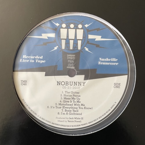 NOBUNNY Live At Third Man (Third Man - USA original) (VG+/EX) LP