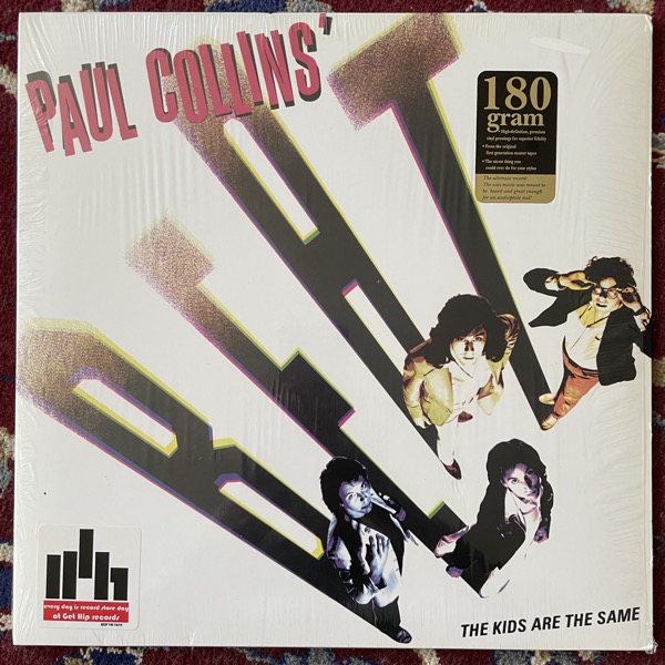 PAUL COLLINS' BEAT The Kids Are The Same (Get Hip - USA reissue) (EX/VG+) LP
