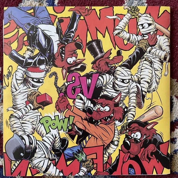 MUMMIES, the VS THE WOLFMEN The Mummies Vs. The Wolfmen (Sympathy For the Record Industry - USA 2nd press) (EX) 2x7"