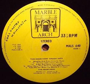 SEARCHERS, the The Searchers' Smash Hits (Marble Arch - UK original) (VG/G) LP