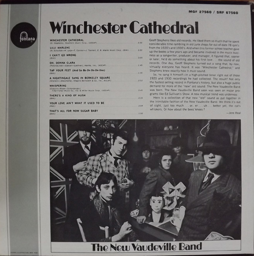 NEW VAUDEVILLE BAND, the Winchester Cathedral (Fontana - USA original) (VG+) LP