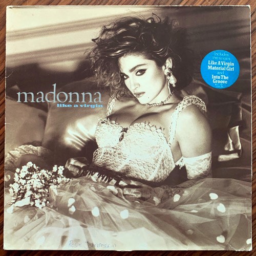 MADONNA Like A Virgin (Sire - Europe 1985 reissue) (VG/VG+) LP