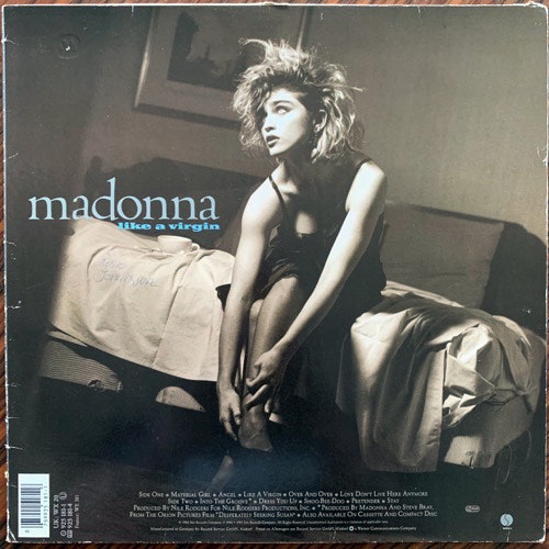 MADONNA Like A Virgin (Sire - Europe 1985 reissue) (VG/VG+) LP