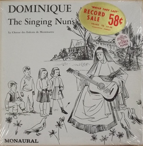 LE CHOEUR DES ENFANTS DE MONTMARTRE Dominique - The Singing Nun's Song (Palace - USA original) (EX/VG+) LP