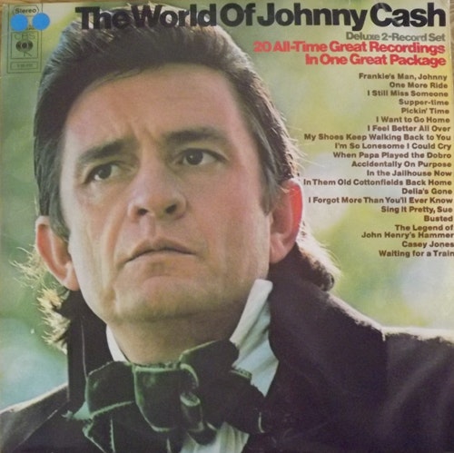 JOHNNY CASH The World Of Johnny Cash (CBS - Holland original) (VG+/VG-) 2LP