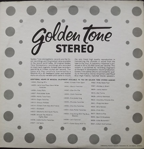 JOE "FINGERS" O'SHAY Honky Tonk Piano (Golden Tone - USA original) (VG) LP