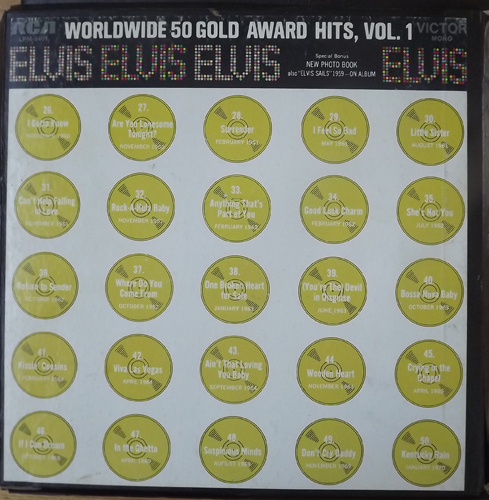 ELVIS PRESLEY Worldwide 50 Gold Award Hits, Vol. 1 (NOTE: Only records 1 and 2) (RCA - USA original) (VG-/VG+) 2xLP BOX