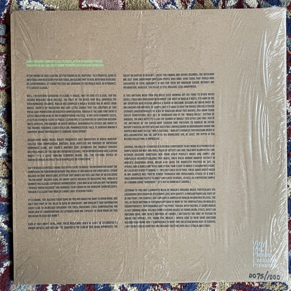 MADLIB Flight to Brazil (Madlib Invazion - USA reissue) (NM/EX) LP