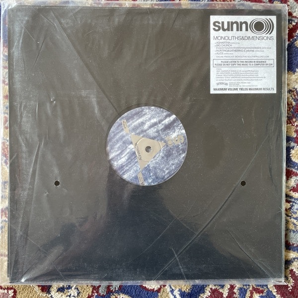 SUNN O))) Monoliths & Dimensions (Promo) (Southern Lord - USA original) (SS) 2LP