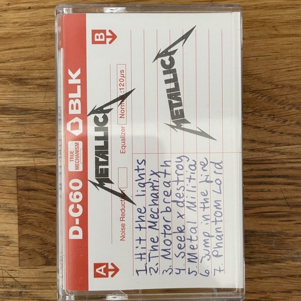 METALLICA No Life 'Till Leather (Blackened - USA reissue) (NM) TAPE