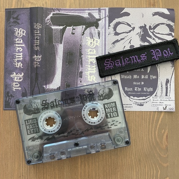 SALEM'S POT Watch Me Kill You (Incl. patch) (Ljudkassett - Sweden original) (EX) TAPE