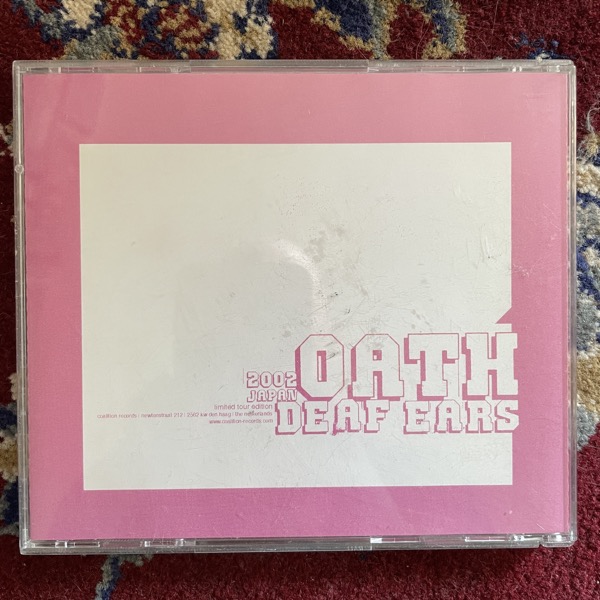DAS OATH Deaf Ears Japan Tour 2002 (Coaltion - Holland original) (NM) CD