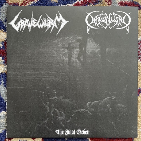 GRAVEWÜRM / DAEMONLORD The Final Order (White vinyl) (Necromancer - Germany original) (EX/NM) 7"