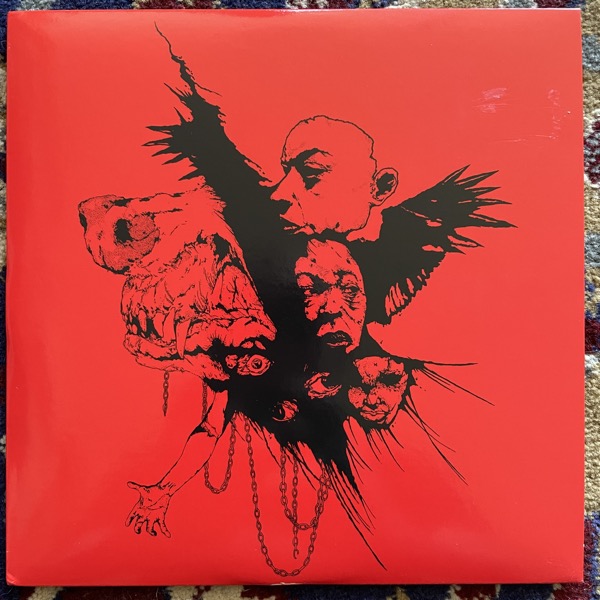 SALVATION House Of The Beating Hell (Red vinyl) (Youth Attack - USA original) (VG+/EX) 7"