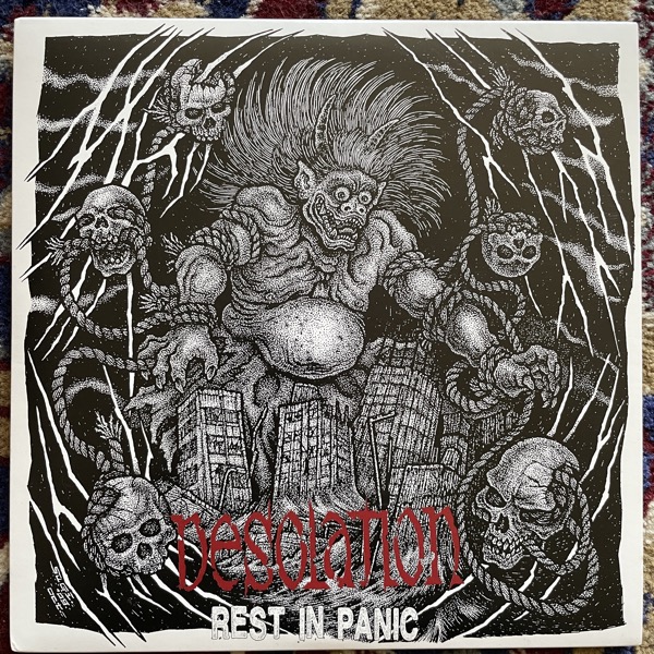 DESOLATION Rest In Panic (White/black vinyl) (Prank - USA original) (EX) 7"