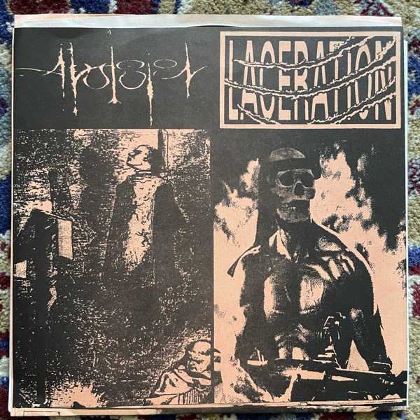 AVULSION / LACERATION Split (Clean Plate - USA original) (EX) 7"