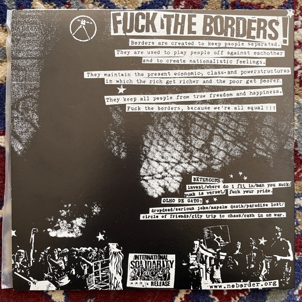 BETERCORE / OLHO DE GATO Fuck The Borders! (Wasted Youth - Europe original) (NM/EX) 7"