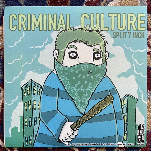 WAX PHANTOM / CRIMINAL CULTURE Split (Purple vinyl) (EX) 7"
