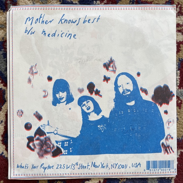 THROWING UP Mother Knows Best (What's Your Rupture? - USA original) (VG+/EX) 7"
