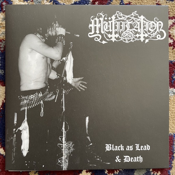 MÜTIILATION Black As Lead & Death (Dark Adversary - Australia original) (NM/VG+) 7"