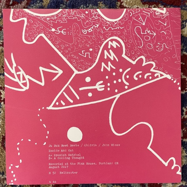 JU SUK REET MEATE, OBLIVIA, JOHN WIESE Inside And Out (Helicopter - USA original) (VG+) 7"
