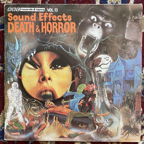MIKE HARDING Sound Effects No.13 - Death And Horror (BBC - UK repress) (VG) LP