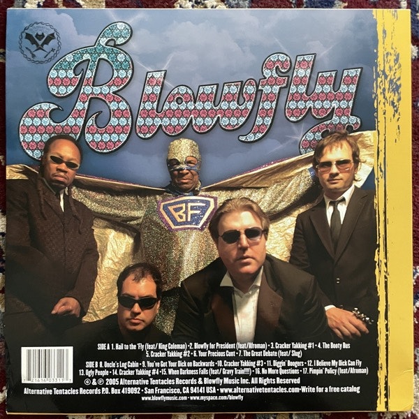 BLOWFLY Fahrenheit 69 (Alternative Tentacles - USA original) (EX) LP