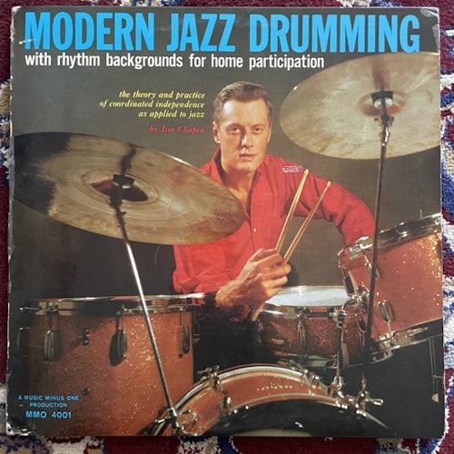 JIM CHAPIN Modern Jazz Drumming (Music Minus One - USA original) (VG-/VG) 2LP