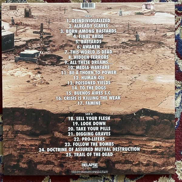 BLOCKHEADS This World Is Dead (Relapse - USA original) (NM/EX) LP
