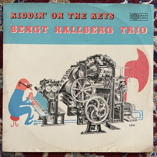 BENGT HALLBERG TRIO Kiddin' On The Keys (Karusell - Sweden original) (VG+/G) LP