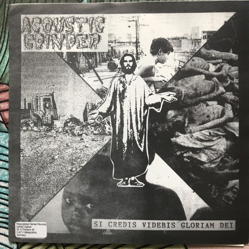ENTRAILS MASSACRE / ACOUSTIC GRINDER Split (Regurgitated Semen - Germany original) (EX/NM) 7"