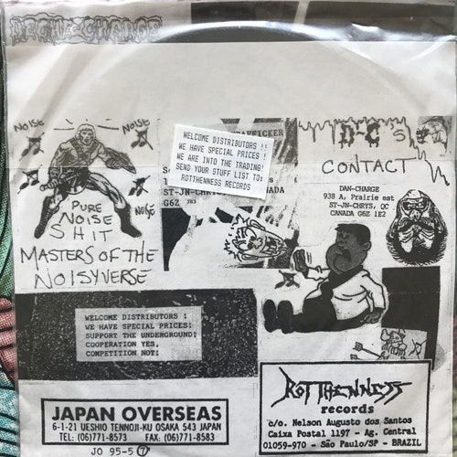 DECHE-CHARGE / CLITORIS TRAFFICKER Split (Japan Overseas - Japan original) (SS) 7"