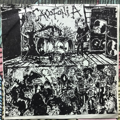 CACOFONIA / BLOODSOAKED Split (MM - Mexico original) (EX/VG+) 7"
