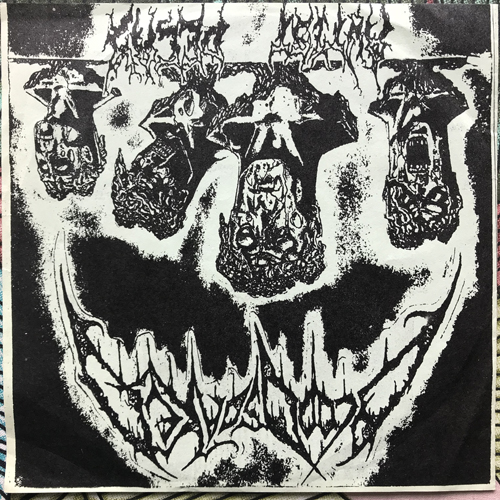 CACOFONIA / BLOODSOAKED Split (MM - Mexico original) (EX/VG+) 7"