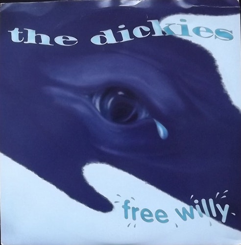 DICKIES, the Free Willy (Blue vinyl) (Fat Wreck Chords - USA original) (VG+/EX) 7"