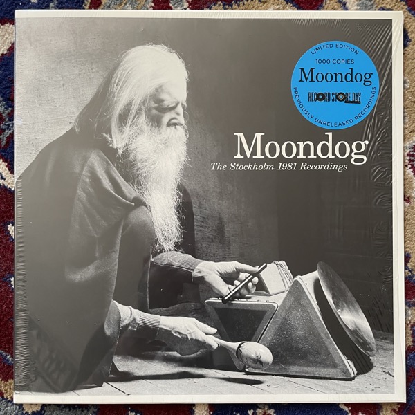 MOONDOG The Stockholm 1981 Recordings (Brus & Knaster - Sweden original) (NM/EX) 10"