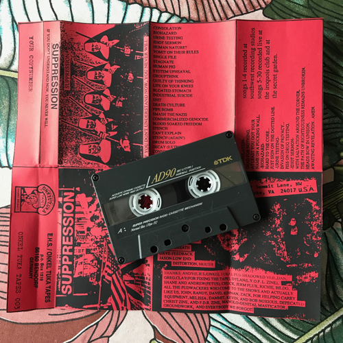 SUPPRESSION If You Don't Understand Now, You Never Will (Onkel Tuka - Germany original) (EX) TAPE