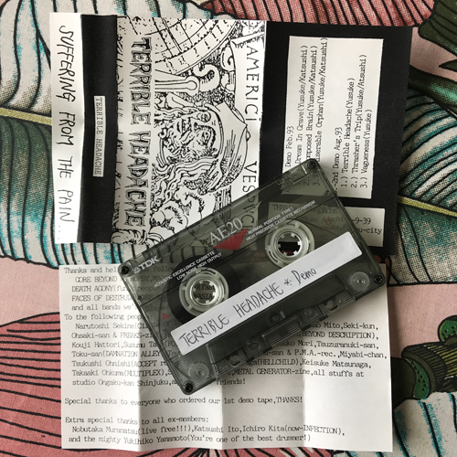 TERRIBLE HEADACHE Suffering From The Pain (Self released - Japan original) (EX) TAPE