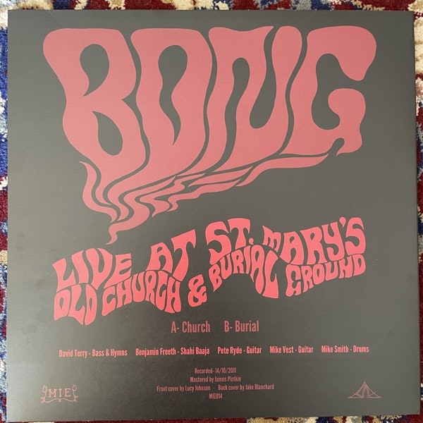 BONG Live At The St. Mary's Old Church & Burial Grounds (MIE - UK original) (EX) LP