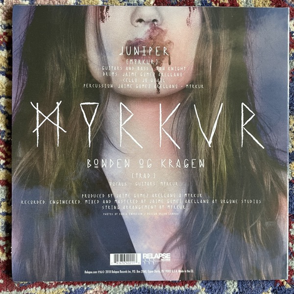 MYRKUR Juniper (Deep purple vinyl) (Relapse - Europe/USA original) (EX) 7"