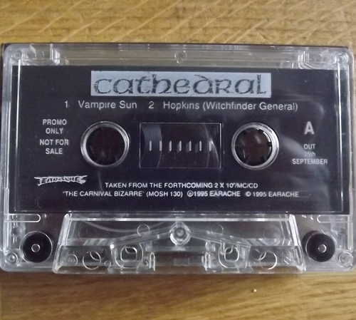 CATHEDRAL / AT THE GATES Split Promo Tape (Earache - UK original) (NM) TAPE